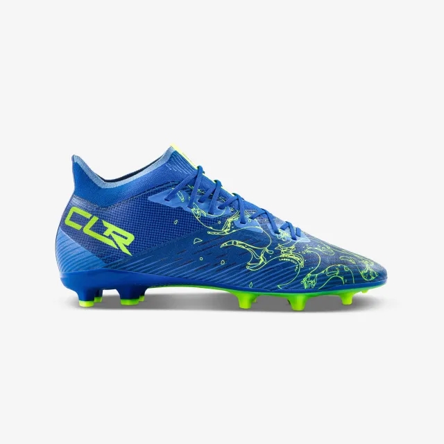 Kipsta Adult Firm Ground Football Boots Clr Fg - Blue Fire Twist