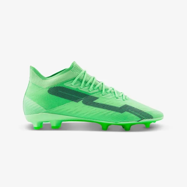 Kipsta Adult Firm Ground Football Boots Clr - Neon Green Speed