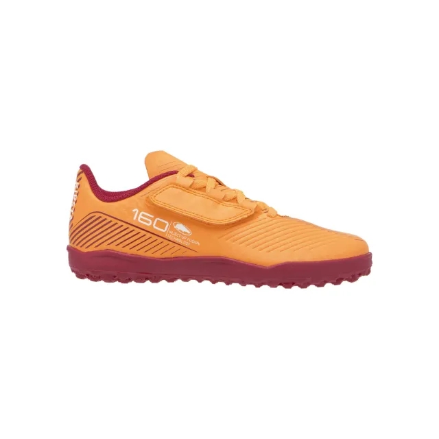Kipsta Kids' Rip-Tab Football Boots 160 Easy Turf - Orange