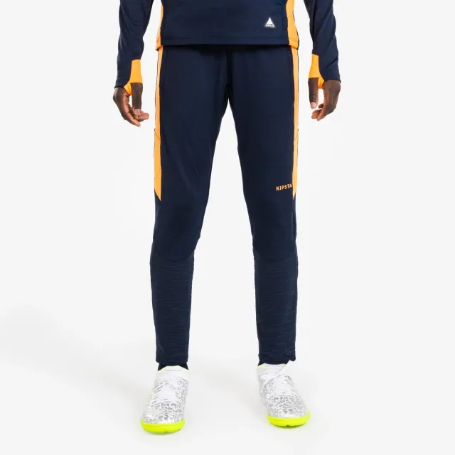 Kipsta Kids' Football Bottoms Clr - Orange & Navy