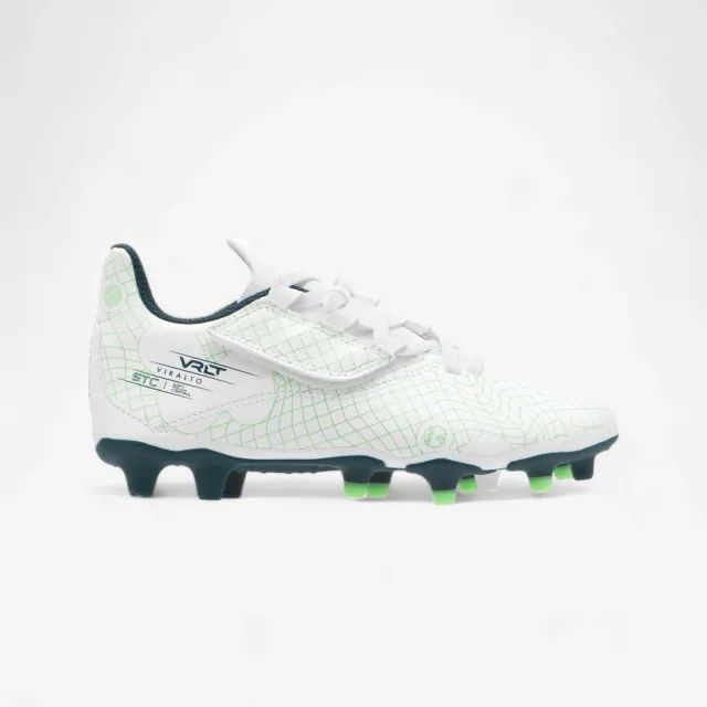 Kipsta Kids' Rip-Tab Football Boots Viralto I Easy - Ice Green