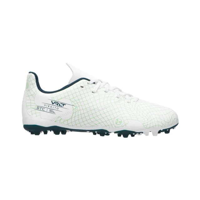 Kipsta Kids' Lace-Up Football Boots Viralto I Mg/Ag - Ice Green