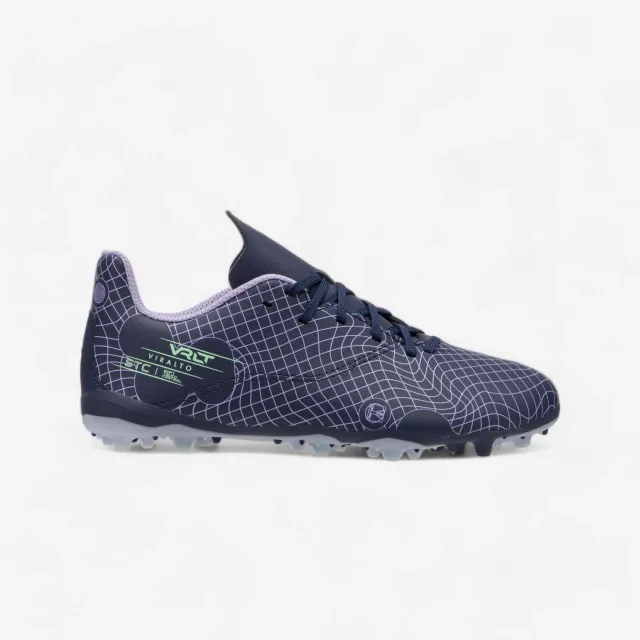Kipsta Kids' Lace-Up Football Boots Viralto I Mg/Ag - Nebula