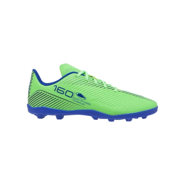 Kipsta Kids' Lace-Up Football Boots 160 Mg - Navy Blue/Green