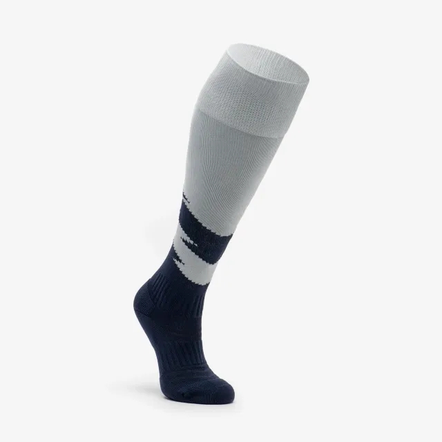 Kipsta Kids' Football Socks - Grey/Navy
