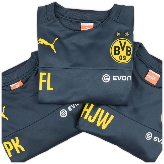 Puma 2014-15 Borussia Dortmund Staff Issue Training Sweat Top - 7/10 - (L)