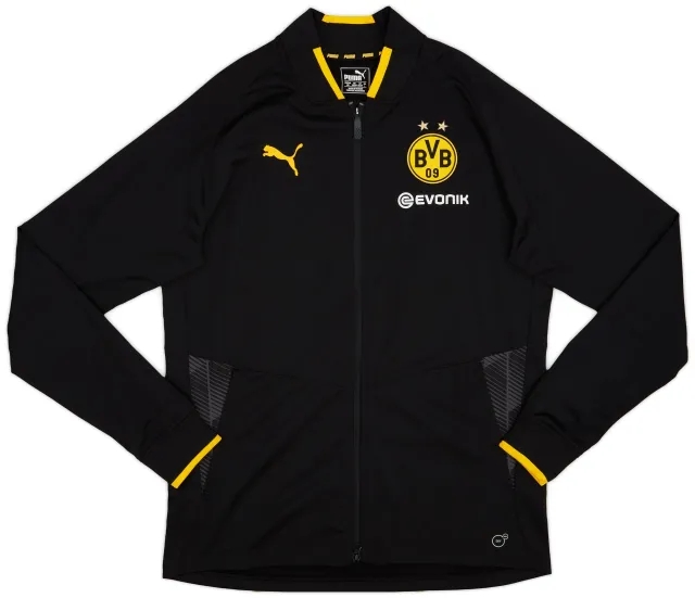 2017-18 Borussia Dortmund Puma Stadium Jacket - 7/10 - (XL)
