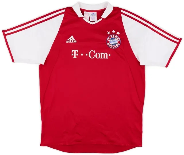 adidas 2004-05 Bayern Munich Home Shirt - 8/10 - (XL.Boys)