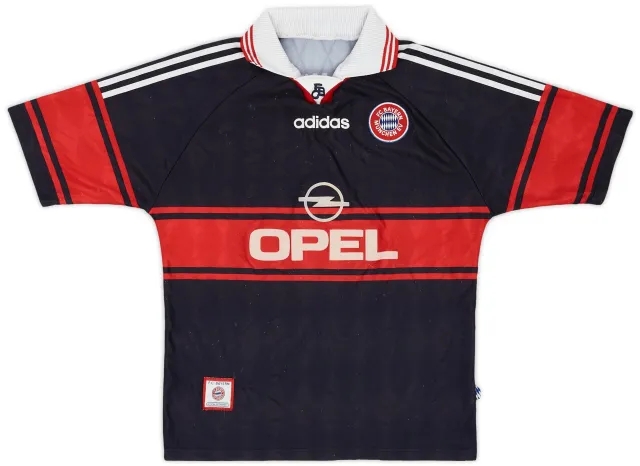 adidas 1997-99 Bayern Munich Home Shirt - 6/10 - (XL.Boys)