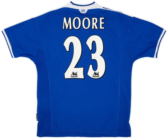 Umbro 1999-00 Everton Home Shirt Moore #23 - 9/10 - (L)