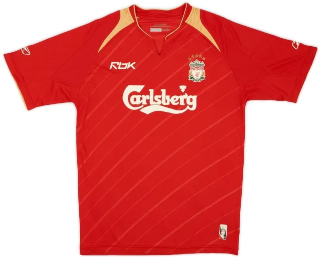 Reebok 2005-06 Liverpool CL Home Shirt - 5/10 - (S)