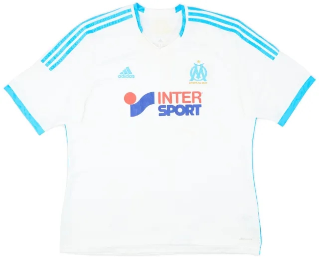 adidas 2013-14 Olympique Marseille Home Shirt - 5/10 - (XL)