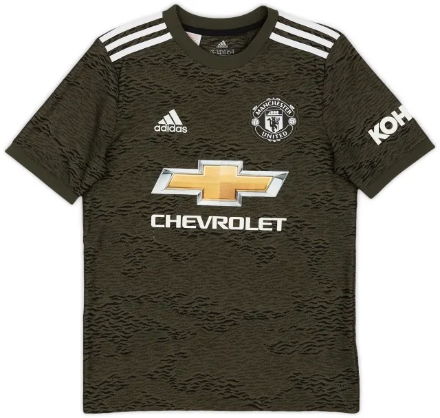 adidas 2020-21 Manchester United Away Shirt - 7/10 - (L.Boys)