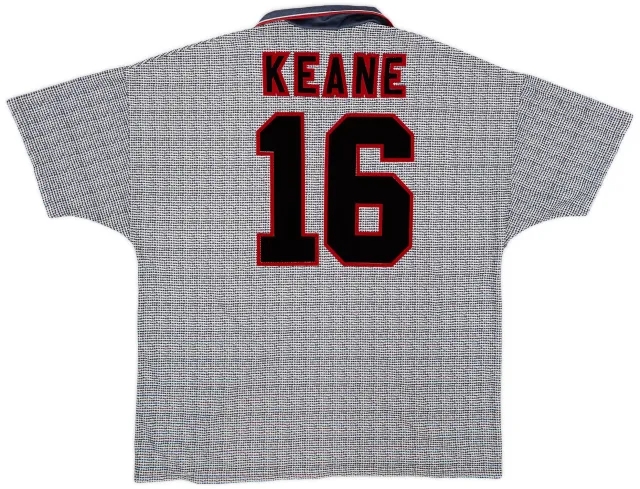 Umbro 1995-96 Manchester United Away Shirt Keane #16 - 5/10 - (XXL)