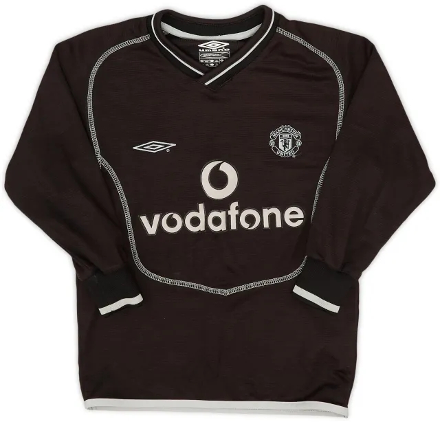 Umbro 2000-02 Manchester United GK Shirt - 8/10 - (S.Boys)