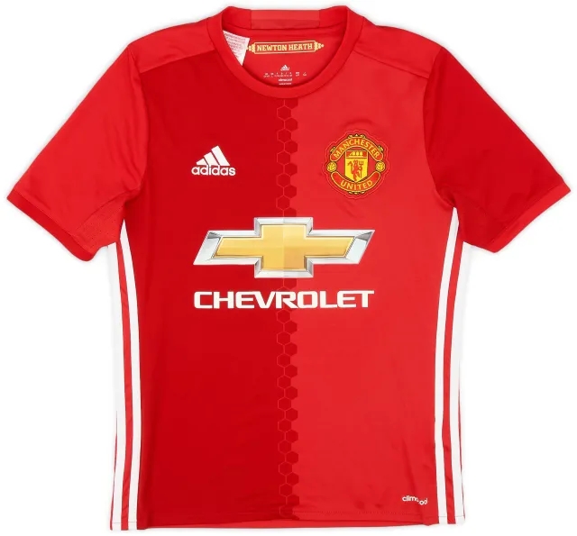adidas 2016-17 Manchester United Home Shirt - 7/10 - (XL.Boys)