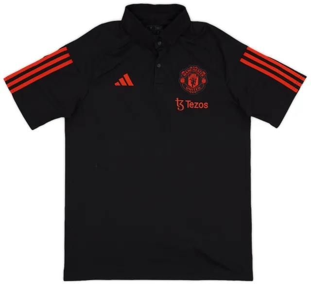 2023-24 Manchester United adidas Polo Shirt - 9/10 - (M)