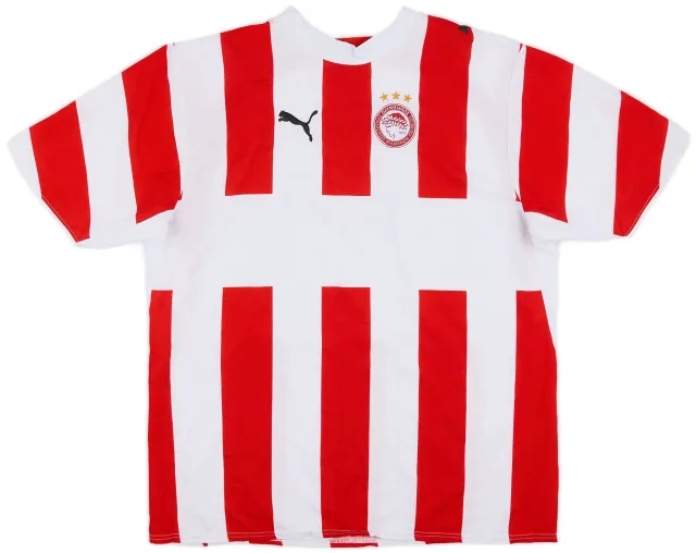 Puma 2006-07 Olympiakos Home Shirt - 8/10 - (XL)