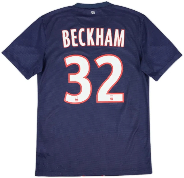 Nike 2012-13 Paris Saint-Germain Home Shirt Beckham #32 - 7/10 - (XXL)