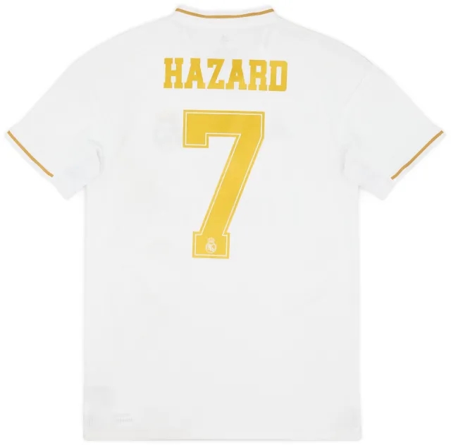 adidas 2019-20 Real Madrid Home Shirt Hazard #7 - 7/10 - (S)