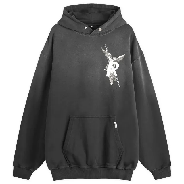 Represent Men's Archangel Hoodie Stained Black