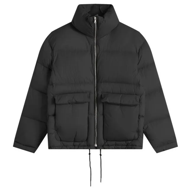 Auralee Men's Super Light Nylon Ripstop Jacket Black