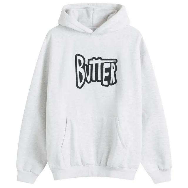 Butter Goods Men's Sketch Applique Hoodie Ash