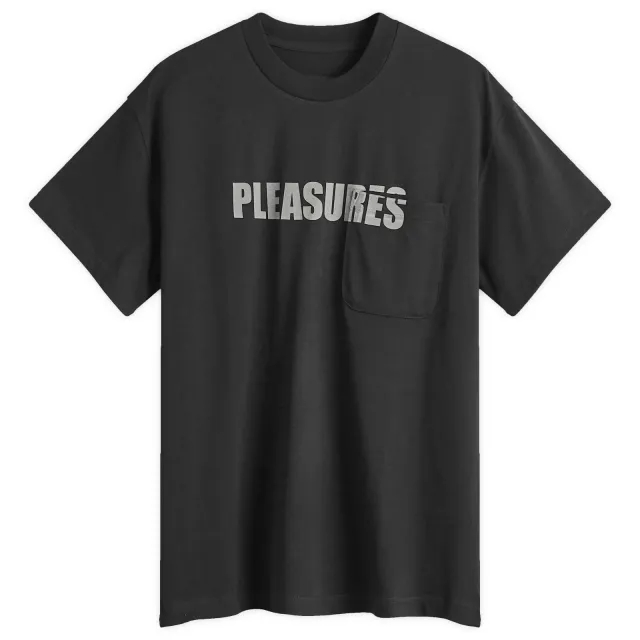 Pleasures Men's Impact Pocket Heavyweight T-Shirt Black