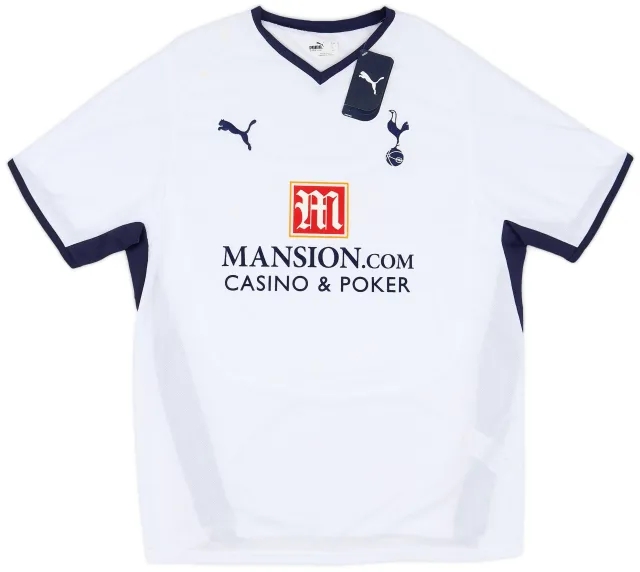 Puma 2008-09 Tottenham Home Shirt - 8/10 - (L)