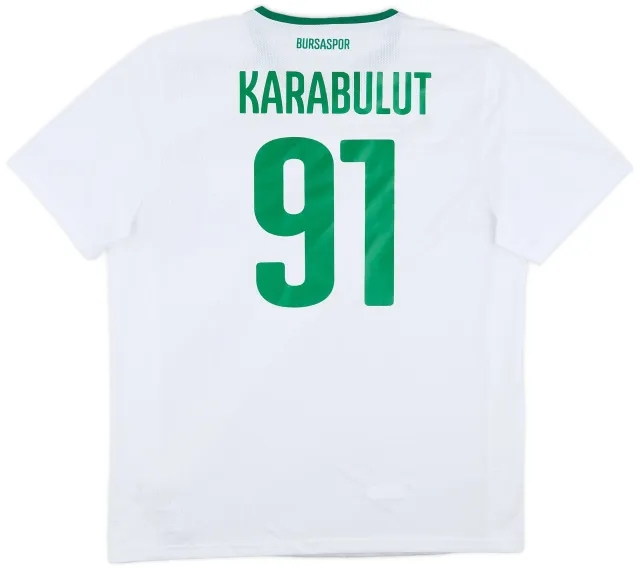 Puma 2014-15 Bursaspor Away Shirt Karabulut #91 - 8/10 - (XL)