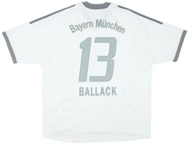 adidas 2002-03 Bayern Munich Away Shirt Ballack #13 - 6/10 - (XL)