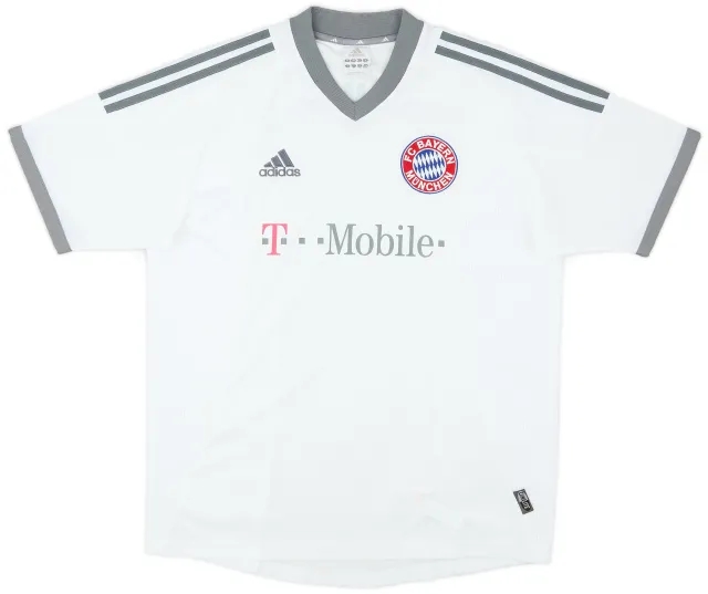 adidas 2002-03 Bayern Munich Away Shirt - 6/10 - (XL.Boys)