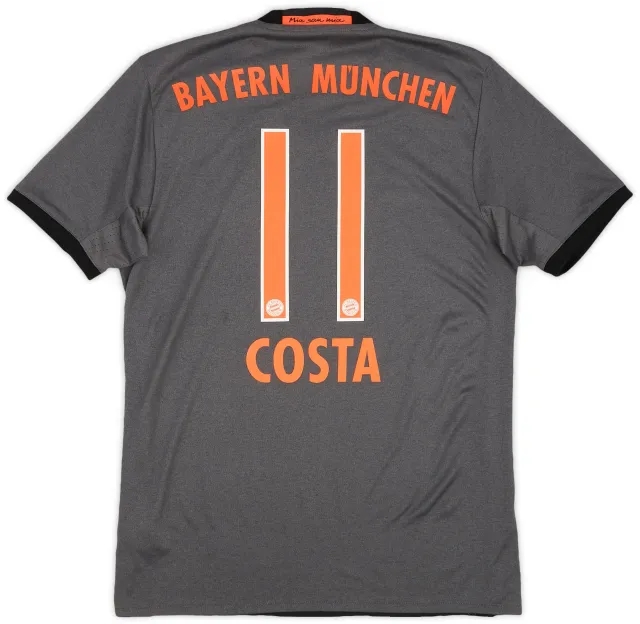 adidas 2016-17 Bayern Munich Away Shirt D.Costa #11 - 6/10 - (S)