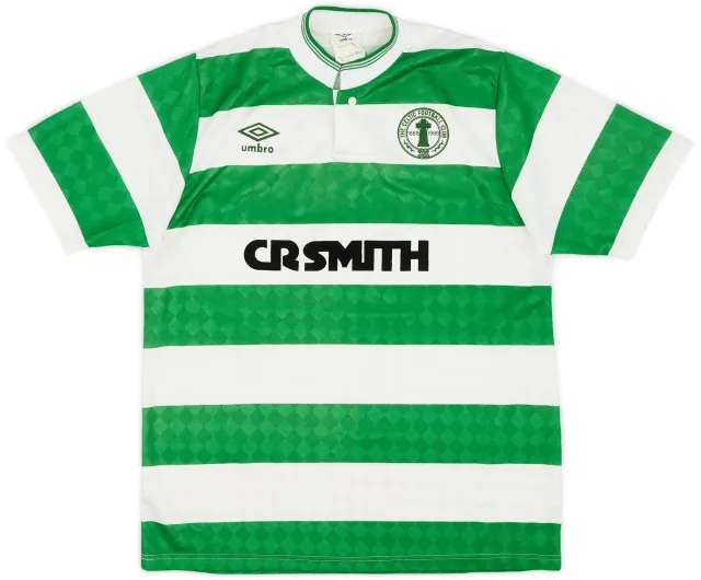 Umbro 1987-89 Celtic Centenary Home Shirt - 8/10 - (S)