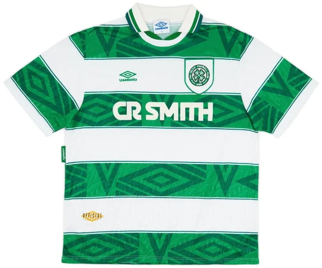 Umbro 1993-95 Celtic Home Shirt - 7/10 - (XL)