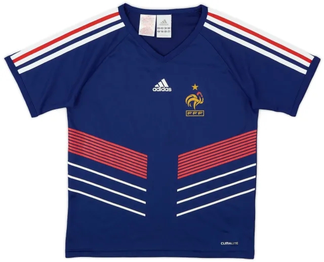 adidas France Boys SS Home Shirt 2009