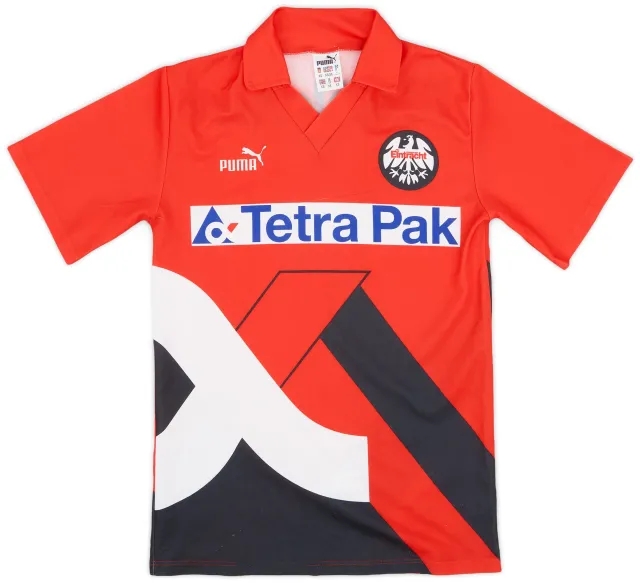 Puma 1993-94 Eintracht Frankfurt Home Shirt #9 - 7/10 - (XS)