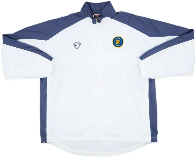 2000-01 Inter Milan Nike 1/4 Zip Sweat Top - 8/10 - (XL)