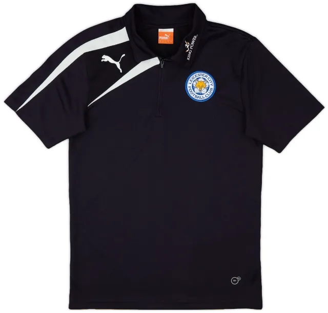 2012-13 Leicester Puma 1/4 Zip Polo Shirt - 8/10 - (S)