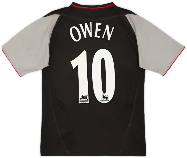 Reebok 2002-04 Liverpool Away Shirt Owen #10 - 8/10 - (S)