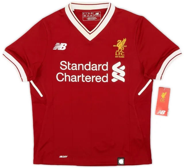 NewBalance 2017-18 Liverpool 125 Years Home Shirt (S.Boys)