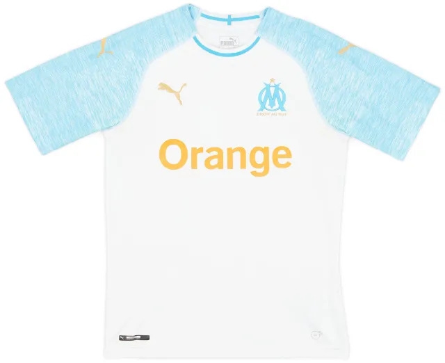 Puma 2018-19 Olympique Marseille Home Shirt - 5/10 - (S)