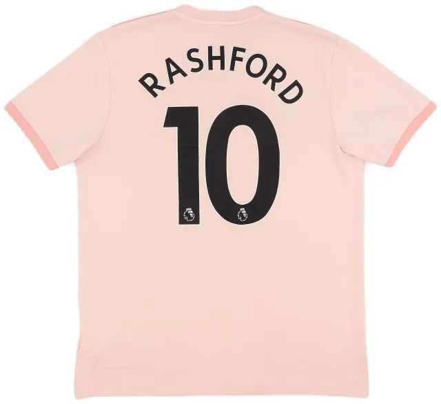 adidas 2018-19 Manchester United Away Shirt Rashford #10 - 6/10 - (L)