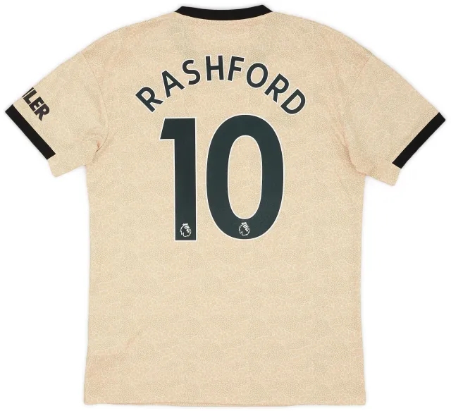 adidas 2019-20 Manchester United Away Shirt Rashford #10 - 10/10 - (M)