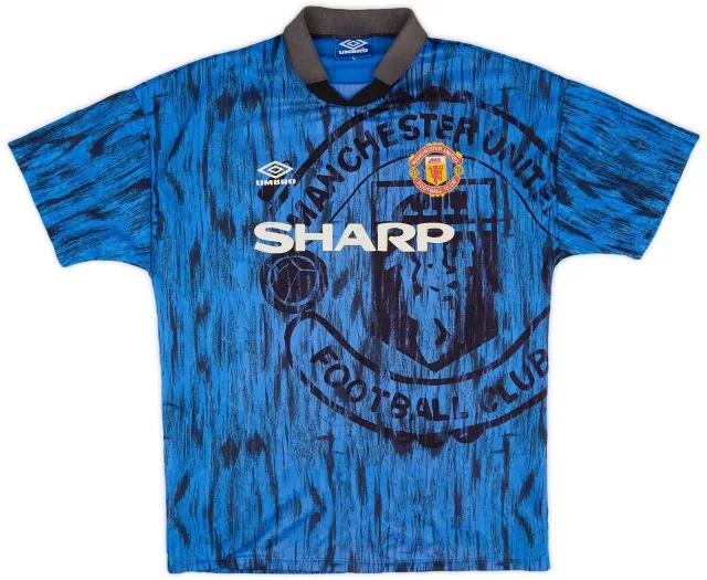 Umbro 1992-93 Manchester United Away Shirt - 7/10 - (L)
