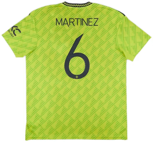 adidas 2022-23 Manchester United Third Shirt Martinez #6 - 6/10 - (XL)