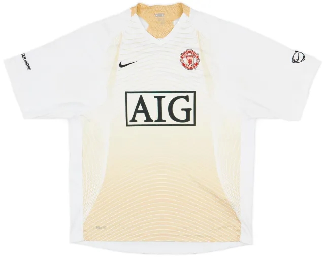 2007-08 Manchester United Nike Training Shirt - 9/10 - (L)