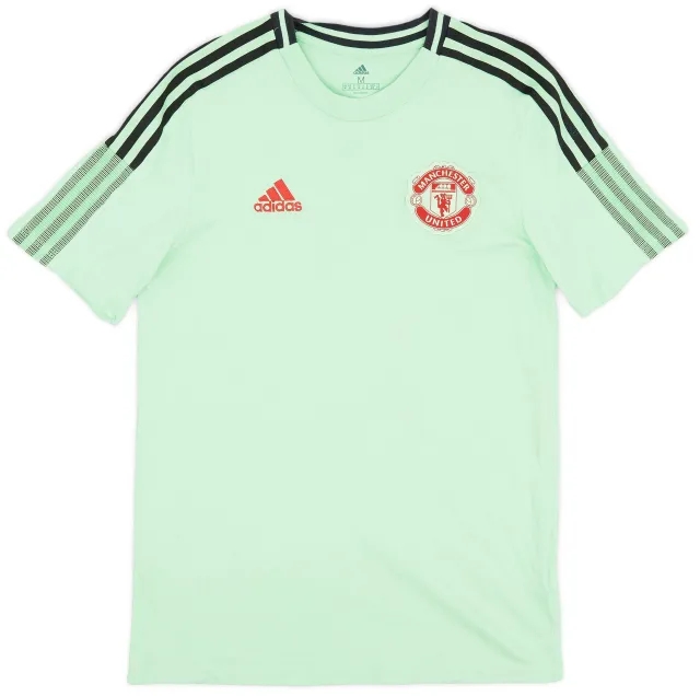 2020-21 Manchester United adidas Cotton Tee - 9/10 - (M)