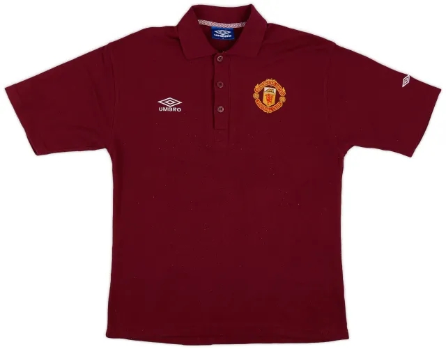 1996-97 Manchester United Umbro Polo Shirt - 6/10 - (M)