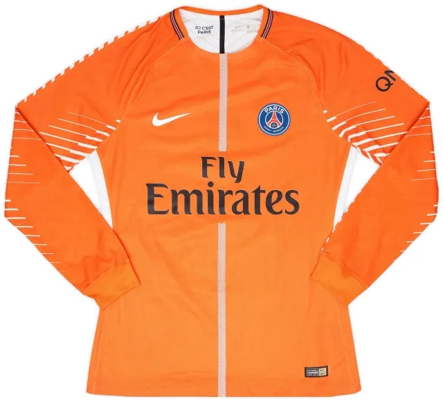 Nike 2017-18 Paris Saint-Germain Player Issue GK Shirt #1 - 8/10 - (L)